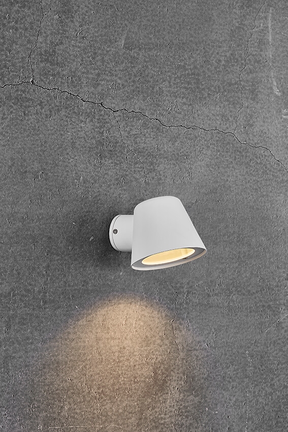 Aleria buiten wandlamp GU10, wit